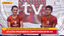 Ezequiel y Mariana: Atletas Federados Misioneros competirán en Buenos Aires