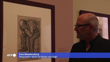 Desenho de Van Gogh exibido pela primeira vez