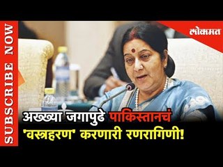 अख्ख्या जगापुढे पाकिस्तानचं 'वस्त्रहरण' करणारी रणरागिणी ! | Sushma Swaraj Speech