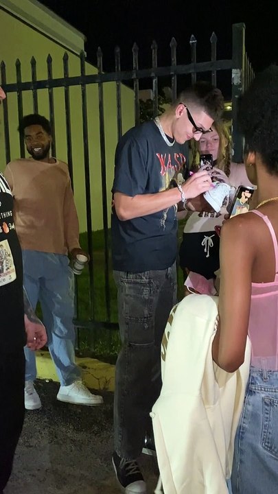 Excited Fans Accidentally Crash Car Trying to Meet Tyler Herro