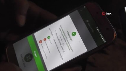 Konsere gelenlere HES Kodu ve aşı sorgulaması yapıldı