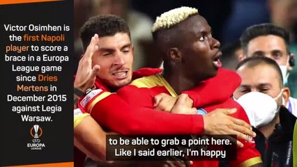 We didn't give up - Osimhen on Napoli comeback at Leicester