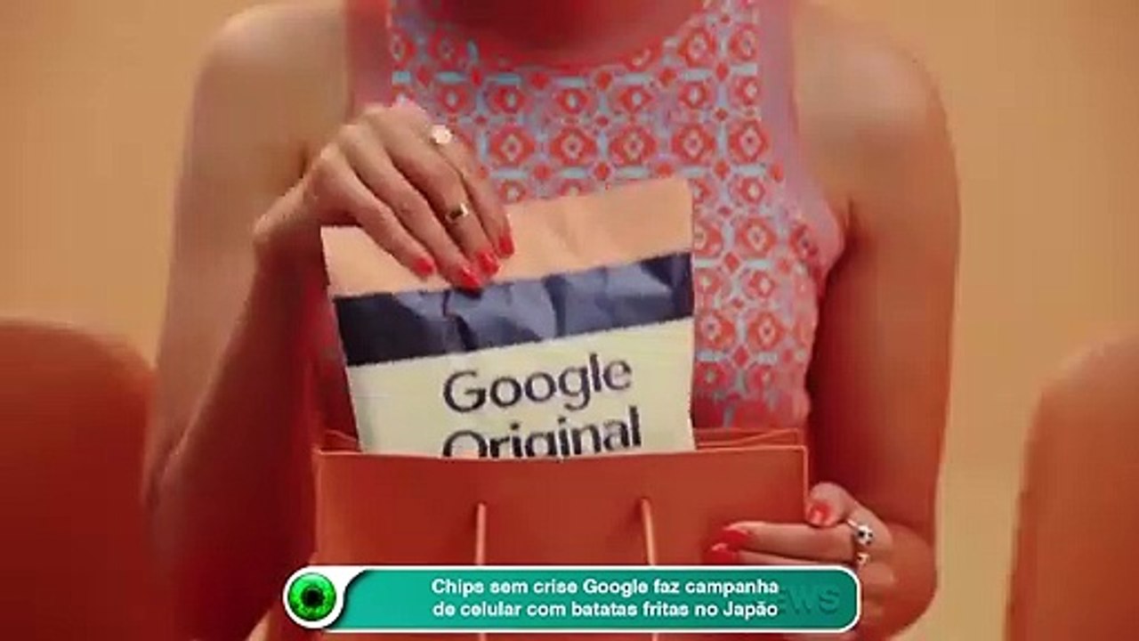 Chips sem crise: Google faz campanha de celular com batatas fritas no Japão
