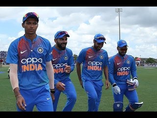 INDIA WIN BY 4 WICKETS AGAINST WI
