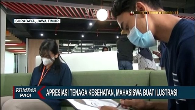 Mahasiswa Universitas Ciputra Surabaya Buat Ilustrasi Sebagai Apresiasi untuk Para Pejuang Covid-19