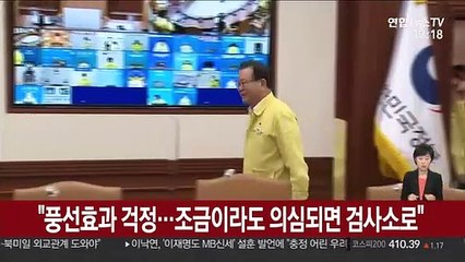 김총리 "풍선효과 걱정…조금이라도 의심되면 검사소로"