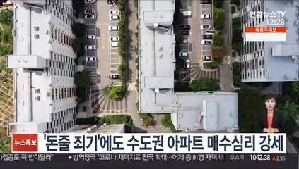'돈줄 죄기'에도 수도권 아파트 매수심리 강세