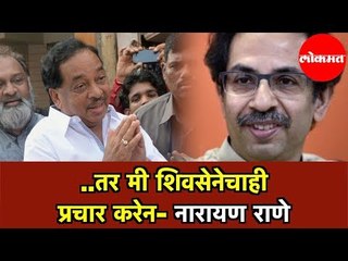 Narayan Rane  | तर मी शिवसेनेचाही प्रचार करेन | Kankawali | Vidhansabha 2019