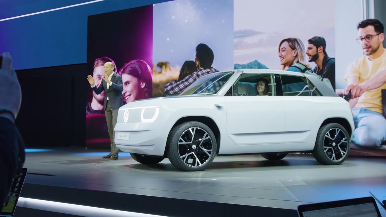 Ausblick in die elektrische Einstiegsmobilität - Weltpremiere des Volkswagen ID. LIFE