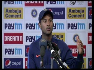 मयंक अग्रवाल की प्रेस कॉन्फ्रेंस