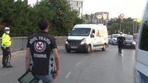 Üsküdar'da servis denetimde ehliyet süresi dolan sürücüye 580 lira ceza