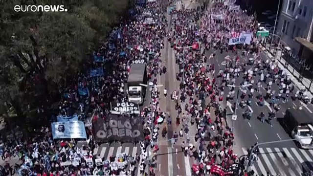 Протесты в Аргентине из-за инфляции и безработицы