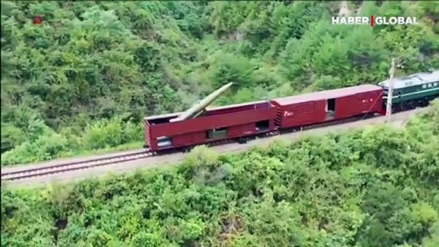 Kuzey Kore, trenden yaptığı füze denemesinin görüntülerini yayınladı