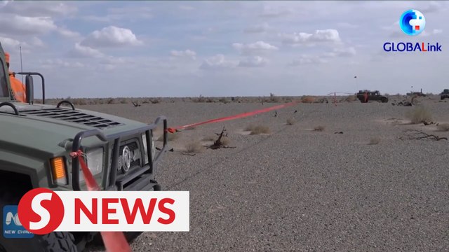 A glimpse of landing site of Shenzhou-12 spacecraft