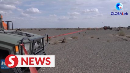 A glimpse of landing site of Shenzhou-12 spacecraft