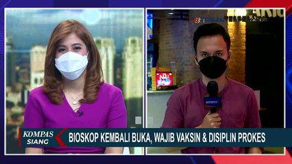 Pantauan Hari Kedua Dibuka Kembali Bioskop, Pengunjung Wajib Scan Barcode Peduli Lindungi!