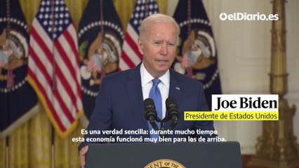 El mensaje de Biden a los ricos: "Paguen lo que deben"