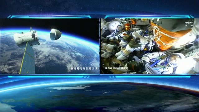 Tornati sulla Terra i tre astronauti cinesi rimasti 90 giorni nello spazio