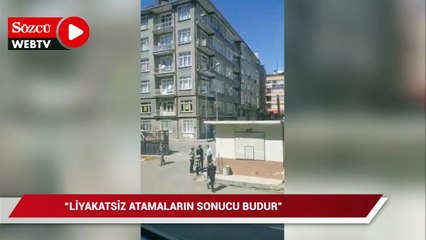 Konya’da lise müdürünün öğrenciyi tartakladığı anlar kameraya yansıdı