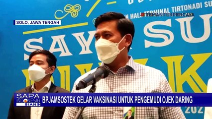 Download Video: BP Jamsostek Gelar Vaksinasi untuk Driver Ojol di Terminal Tirtonadi Solo