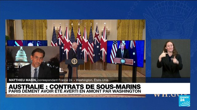 Crise des sous-marins australiens : Washington tente d'apaiser la colère de Paris