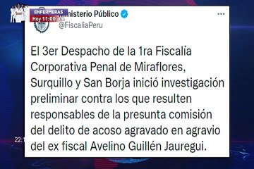 Ministerio Público inició investigación preliminar contra responsables de la agresión a Avelino Guillén