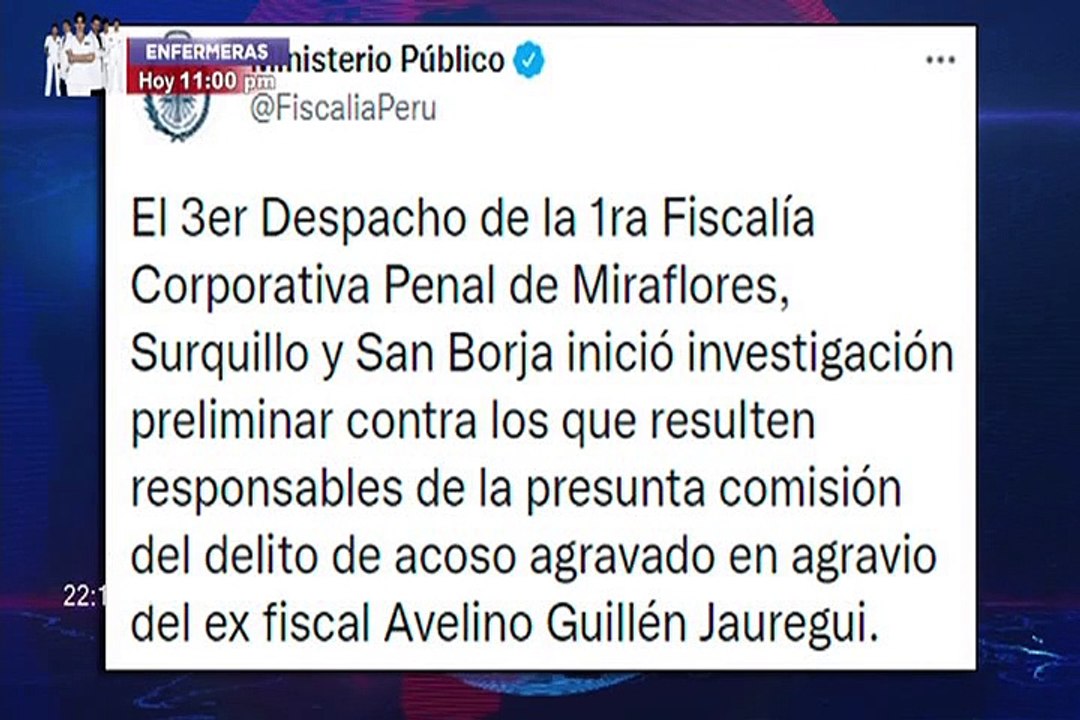 Ministerio Público inició investigación preliminar contra responsables de la agresión a Avelino Guillén