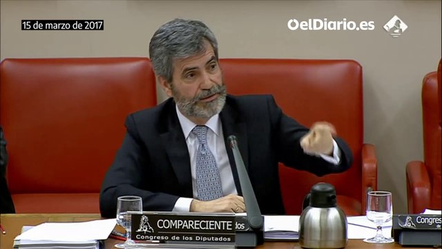 Lesmes (en 2017) afirma que hay problemas con las asociaciones judiciales porque representan opciones ideológicas