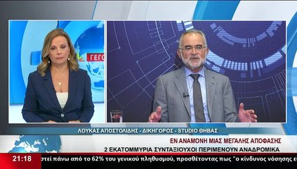 Ο Δικηγόρος Λ. Αποστολίδης στο δελτίο του Star