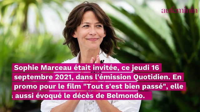 Jean-Paul Belmondo : Sophie Marceau réagit à la mort de l'acteur