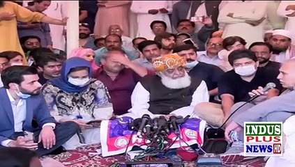 Maulana FazlurRehman Huge Announcement During Journalist Protest In Islamabad | Indus Plus News Tv