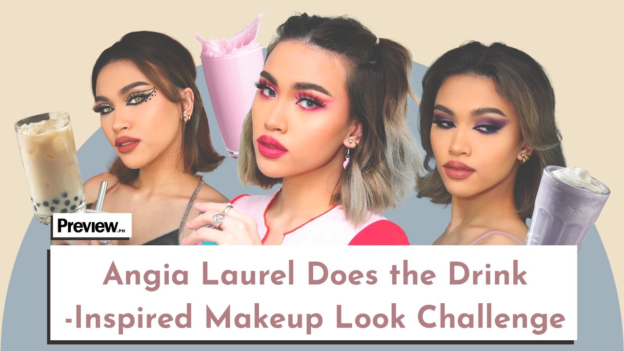 Angia Laurel Does Three Makeup Looks Inspired by Drinks | Preview Challenge | PREVIEW