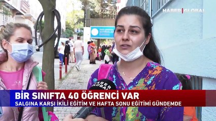Salgına karşı ikili eğitim ve hafta sonu eğitim göndemde