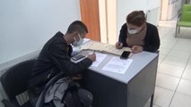 Kovid-19 vakası görülmeyen Gökpınar Köyü Muhtarı Şahin'den İlçe Sağlık Müdürlüğüne ziyaret