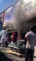 Son dakika haber: Başakşehir'de oto lastik dükkanında yangın çıktı