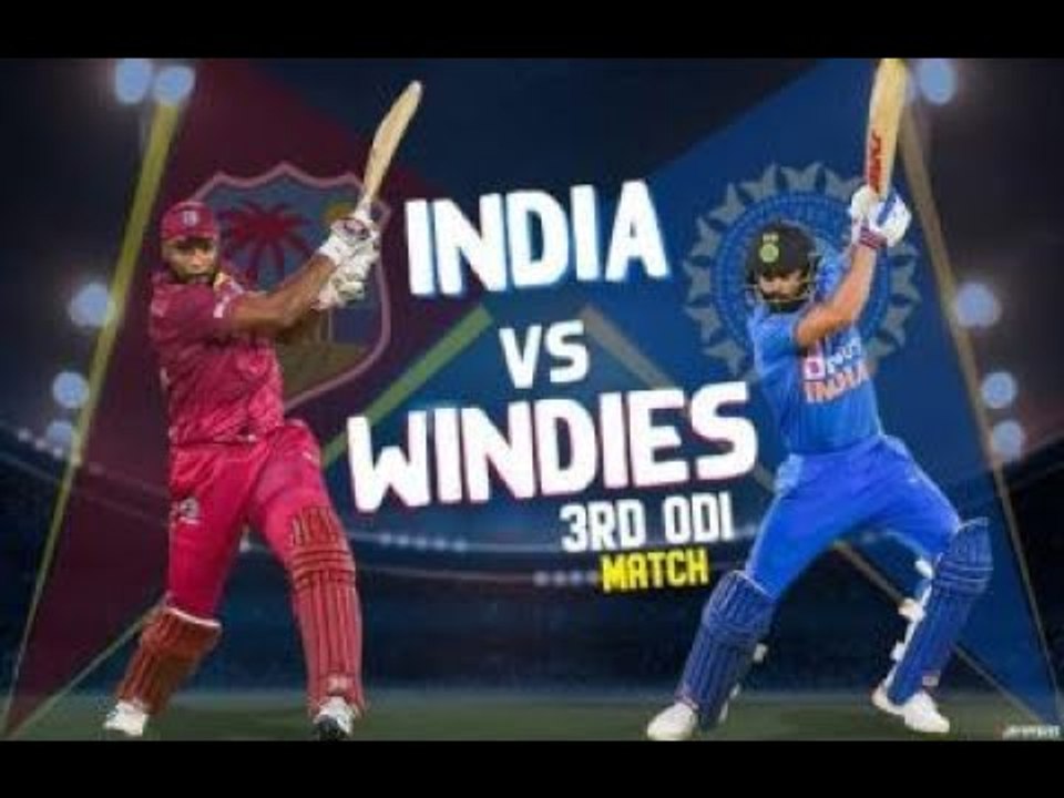 IND VS WI 3rd ODI LIVE