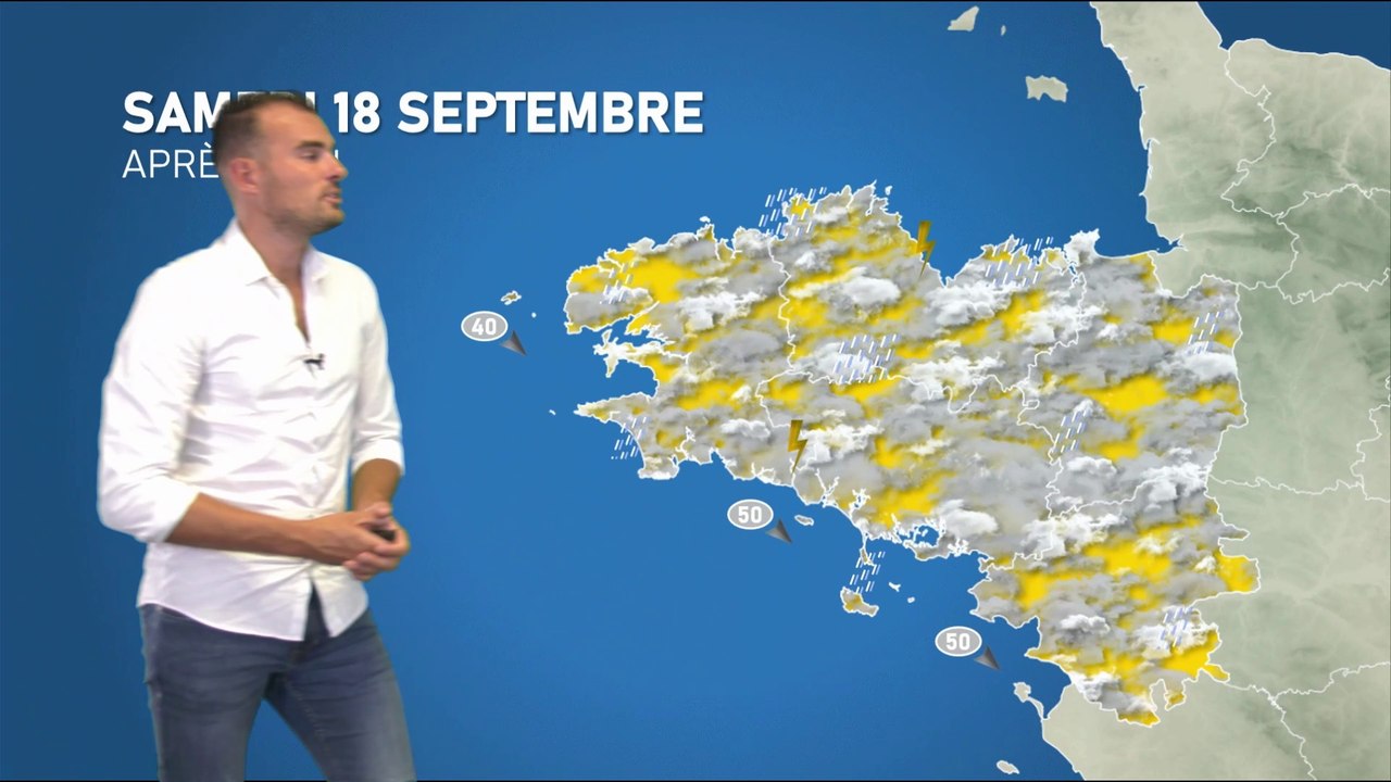 Bulletin météo pour le samedi 18 septembre 2021
