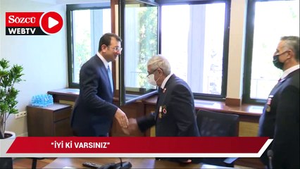 Gazilerden İmamoğlu’na “müdürlük” teşekkürü