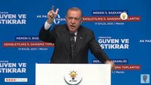 Erdoğan, Mersin’de de Rabia işareti yapmadı