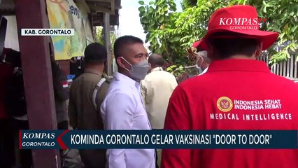 Kominda Gorontalo Gelar Vaksinasi Door To Door