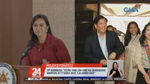 VP Robredo, hindi raw susuko na mapagkaisa ang mga oposisyon hanggang sa paghahain ng COC | 24 Oras