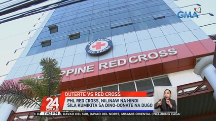PHL Red Cross, nilinaw na hindi sila kumikita sa dino-donate na dugo  | 24 Oras