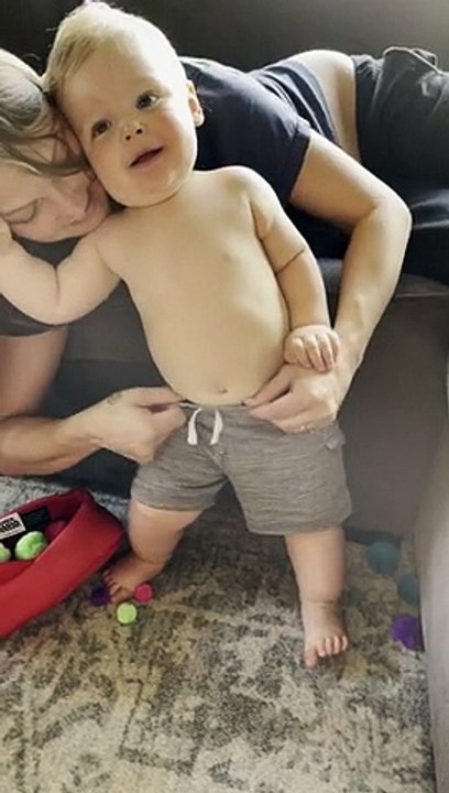 Baby Has Great Belly Control