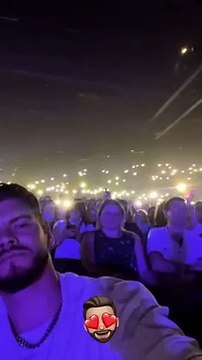 Rayane Bensetti au concert de Vitaa