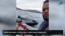 Evra se mofa y trollea a Cristiano Ronaldo