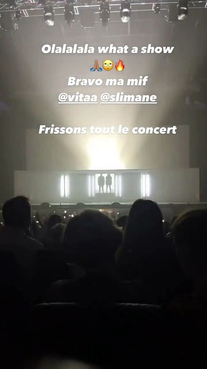 Amel Bent, première fan de ses amis Slimane et Vitaa.