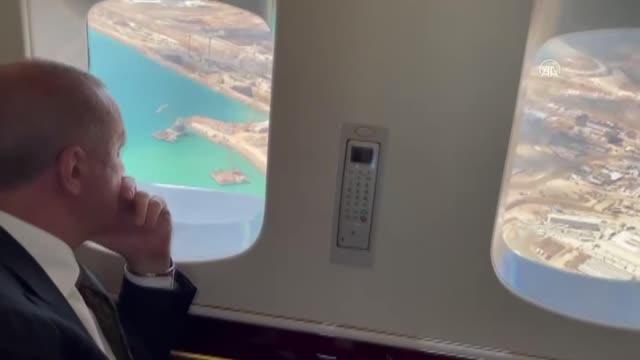 Cumhurbaşkanı Erdoğan, Akkuyu Nükleer Güç Santrali sahasında incelemede bulundu