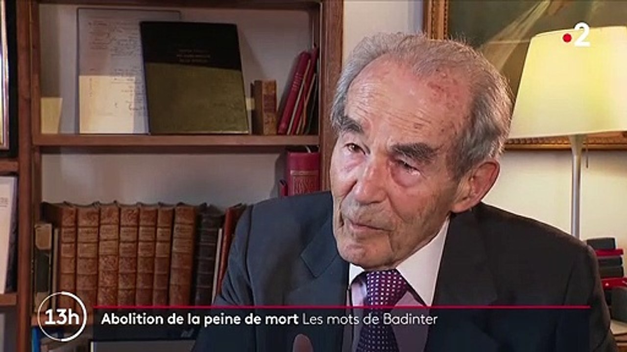 Abolition de la peine de mort : le discours historique de Robert ...