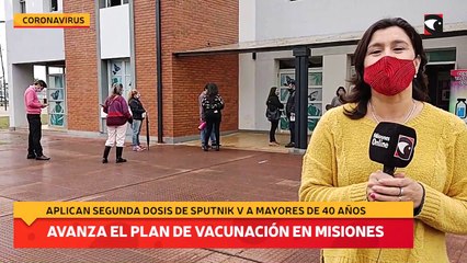 Avanza el plan de vacunación en Misiones