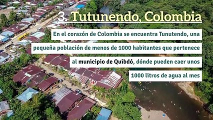 Los 10 lugares más húmedos del mundo